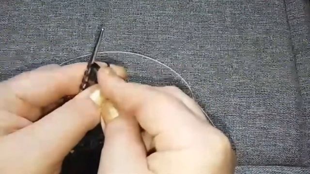 Шарф ажурный спицами.