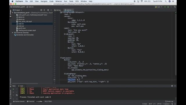 Kivy Animations Part 2 - Motion and on_progress Callbacks смотреть онлайн