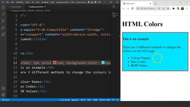 HTML Colors Tutorial | HTML And CSS Color Codes | HTML HEX And RGB Colors Explained | SimpliCode