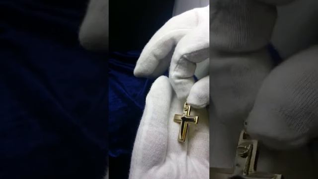 Крестик из золота на заказ смотреть онлайн