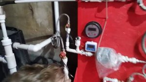 Теплообменник для горячей воды от котла.