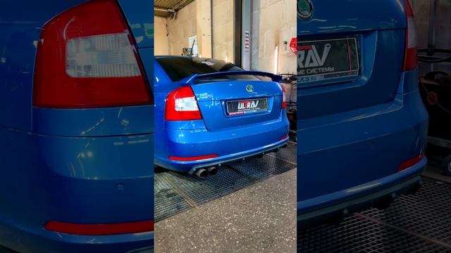 Skoda Octavia RS ЛЮТЫЕ ОТСТРЕЛЫ #skoda #skodaoctaviars #octaviars #exhaust #tuninjg #vagcars