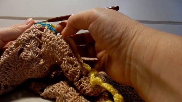 4 ПЛАТЬЕ крючком  с круглой кокеткой  для девочки от года  ажурное платье