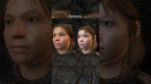 The Elder Scrolls - Appearance races in different parts!