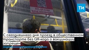 Как в Казани проверяют QR-коды в транспорте