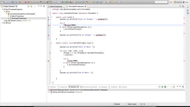 Java Multithreaded Part 2 - Implementing Runnable смотреть онлайн