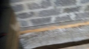 Дом из арболита. Сушка песка для звукоизоляции межэтажного перекрытия.