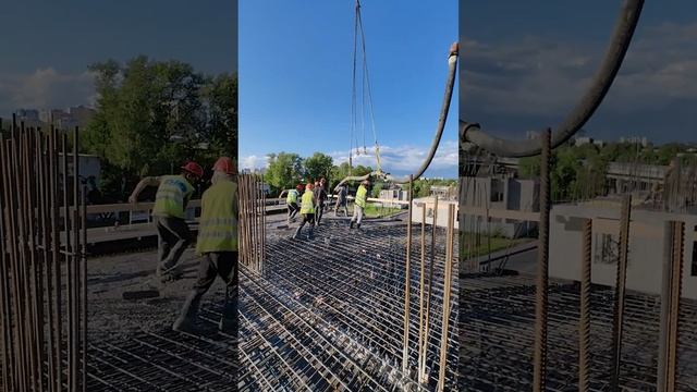 Когда не хватает стрелы!!! Автобетононасос смотреть онлайн