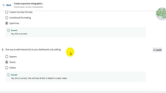 Data Visualization in Excel Macquarie University| Week 5| Quiz answer | Coursera смотреть онлайн