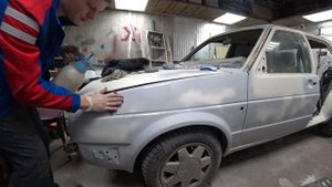 Реанимирую Volkswagen Golf 2. Весь процесс в ускоренном темпе. Восстановление авто своими руками.