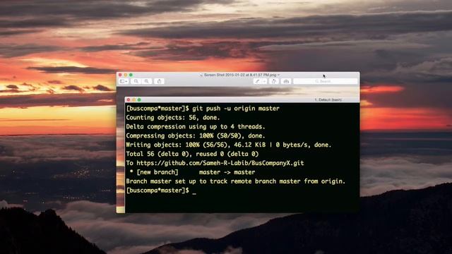 Git and GitHub enabled the project BusCompanyX смотреть онлайн
