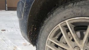 Самодельные передние подкрылки. Автомобиль Тойота Саксид :)