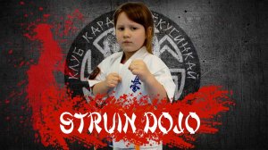 Рамазанова Арина сдает на синий пояс. Экзамен по каратэ