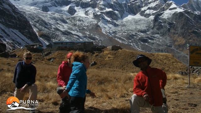Annapurna Base Camp ABC Yoga Trek with Nepal Yoga Trek смотреть онлайн