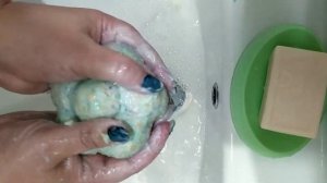 Создание нового мыла из мыльной стружки/составная двухслойная залипушка