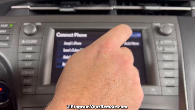 How To Pair Phone With 2010 - 2015 Toyota Prius Bluetooth - Sync iPhone Connect Samsung Pairing смотреть онлайн