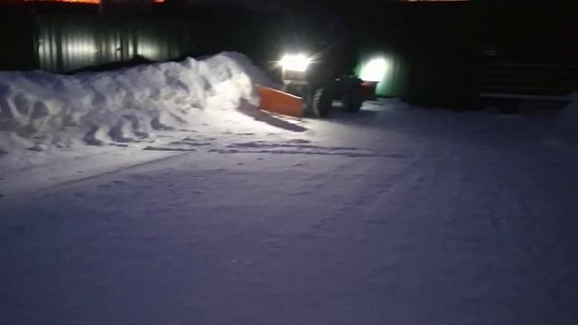 минитрактор из мотоблока каскад. чистка снега смотреть онлайн