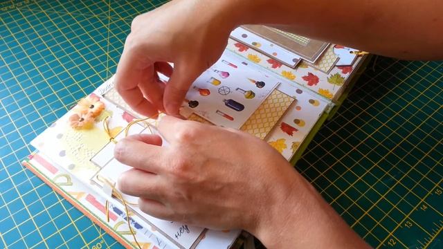 Мой скрап альбом для школьника! Обзор смотреть онлайн