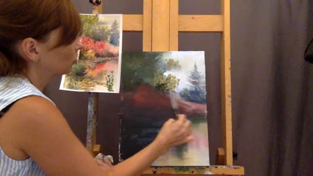 Мастер-класс "Осенний лес". смотреть онлайн