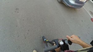Упал на электросамокате