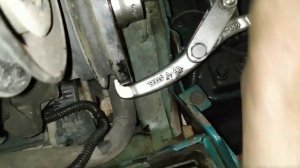 Замена подшипника муфты кондиционера Lanos (по месту)