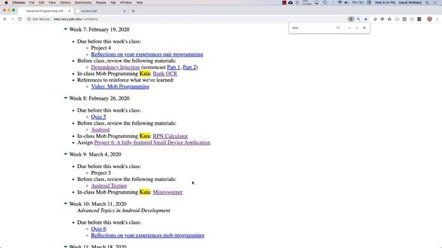 Java@PSU Winter 2020 Week 1, Part 1 смотреть онлайн