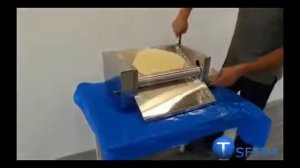 Видео Тестораскаточная машина электро. Принцип работы