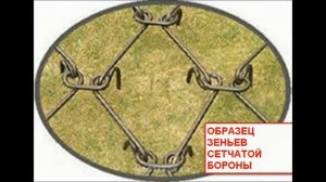 Борона  сетчатая  для слепого окучивания.