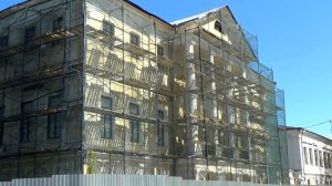 Вязниковский историко-художественный музей в строительных лесах