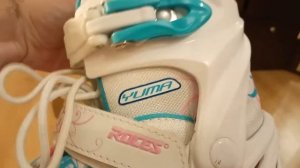 Роликовые коньки детские раздвижные Roces Yuma Girl