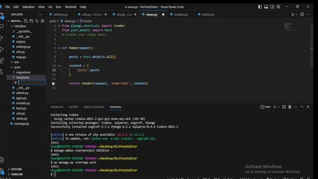 How to Integrate CKEditor for Rich Text Editor | Django Tutorial | Django Tutorial-2023 смотреть онлайн
