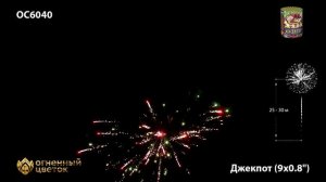 Фейерверк ОС6040 "Джекпот" (0,8" х 9 залпов)