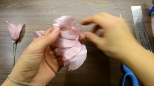 Пышный бант из фатина с цветком/Tutorial Bows/DIY