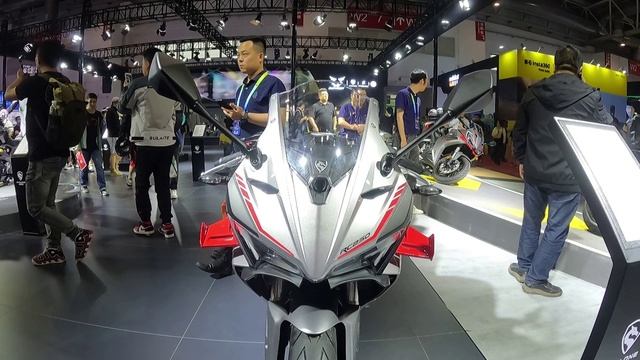 Спортбайк CYCLONE RC250. Выставка CHINA MOTOR 23.