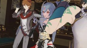 MMD Геншин and Хонкай Импакт! Фу Хуа, Сяо, Чжун Ли и Чайльд!