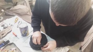 Воздушный фильтр на мотоцикл своими руками за 20 минут. Часть 2