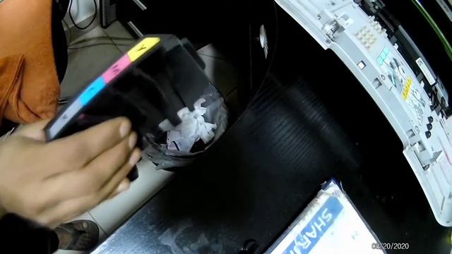How to replace & cleaning printer waste toner tank (Samsung Xpress c460w) смотреть онлайн