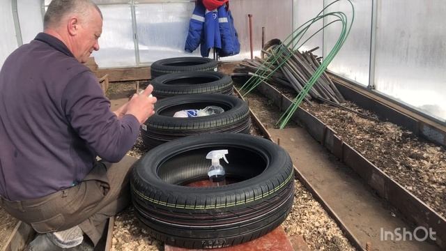 Нанесение защитного покрытия Tire Armor Adam’s на новые шины смотреть онлайн