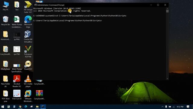Installing Python 3.85 (numpy, tensorflow, scipy, scikit-learn, pandas)