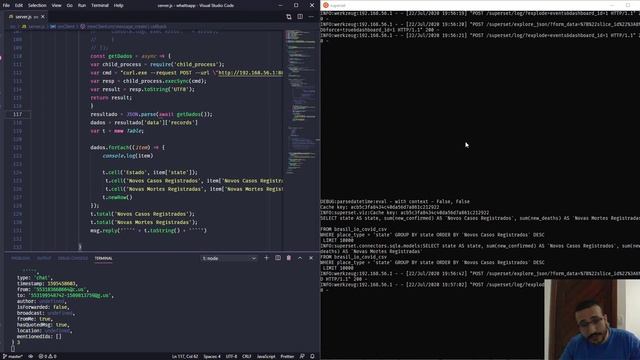 Integrando BOT Whattsapp com o BI(Apache Superset) смотреть онлайн