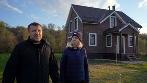 Дом из СИП панелей облицованный фасадными панелями Каньон