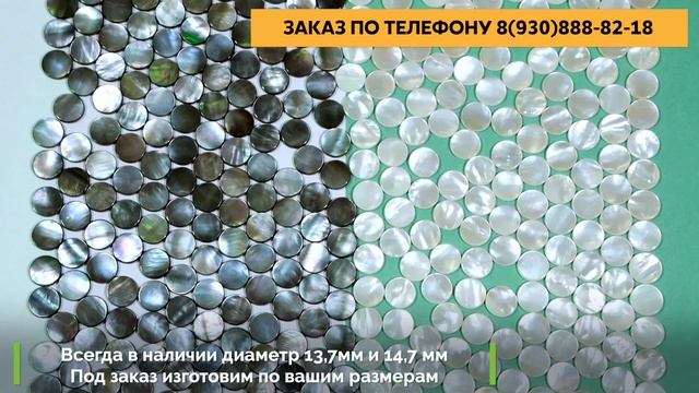 Кнопки для баяна/гармони из натурального перламутра.(ракушка)