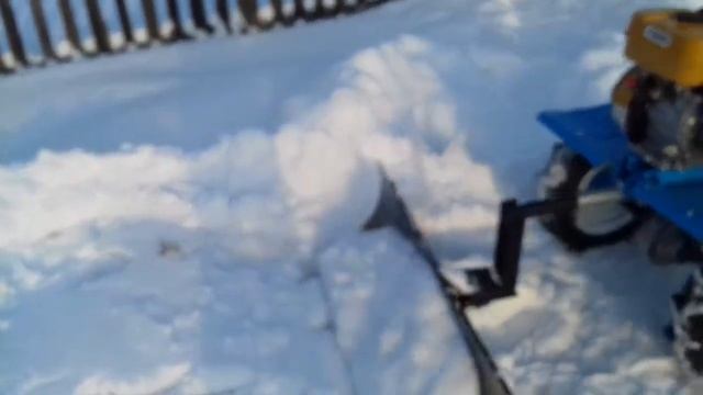Магазинный отвал на мотоблок Нева МБ2