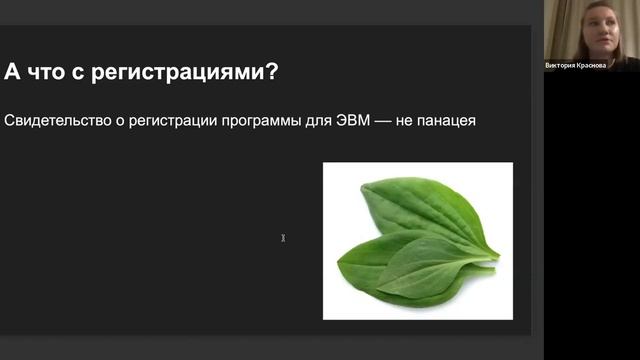 IT право: как защитить свои разработки. Спикер Виктория Краснова смотреть онлайн