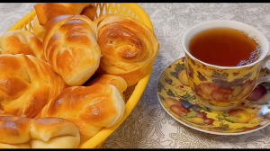 Сдобные домашние булочки. Как у бабушки!