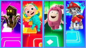 Spider House Head ?Cocomelon ? Oddbods Pogo ? PAV patrol ? Who Is Best