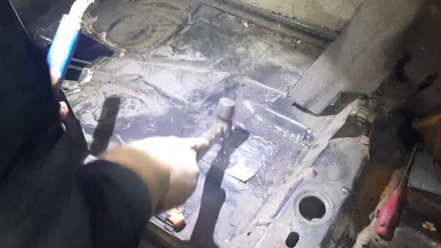 пассат б4 варим дно( ямачный ремонт) repair kuzawa car