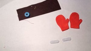 Варежка из фетра своими руками