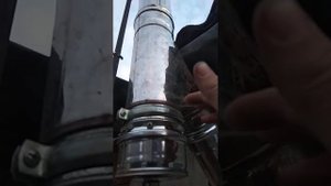 Булик 150 переделка дымохода .