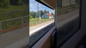 Скоростной электропоезд Ласточка.  Киров-Нижний Новгород